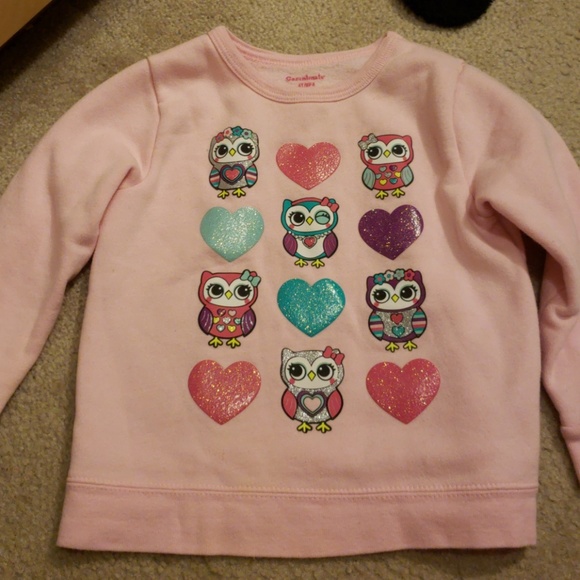 Pink owl sweater - Picture 1 of 1